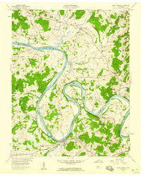 Dixon Springs Tennessee Historical topographic map, 1:24000 scale, 7.5 X 7.5 Minute, Year 1958