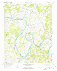 Dixon Springs Tennessee Historical topographic map, 1:24000 scale, 7.5 X 7.5 Minute, Year 1958