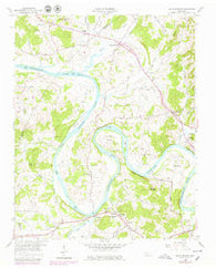 Dixon Springs Tennessee Historical topographic map, 1:24000 scale, 7.5 X 7.5 Minute, Year 1958