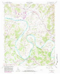 Dixon Springs Tennessee Historical topographic map, 1:24000 scale, 7.5 X 7.5 Minute, Year 1958