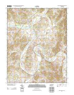 Dixon Springs Tennessee Historical topographic map, 1:24000 scale, 7.5 X 7.5 Minute, Year 2013