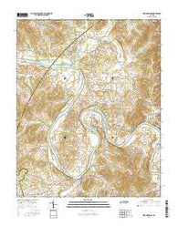 Dixon Springs Tennessee Current topographic map, 1:24000 scale, 7.5 X 7.5 Minute, Year 2016
