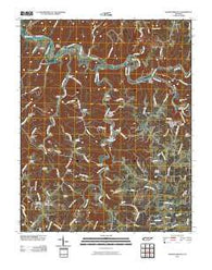 Dodson Branch Tennessee Historical topographic map, 1:24000 scale, 7.5 X 7.5 Minute, Year 2010