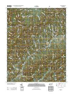 Doe Tennessee Historical topographic map, 1:24000 scale, 7.5 X 7.5 Minute, Year 2013