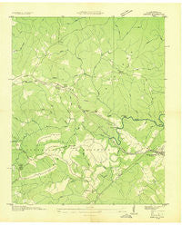 Dorton Tennessee Historical topographic map, 1:24000 scale, 7.5 X 7.5 Minute, Year 1936
