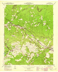 Dorton Tennessee Historical topographic map, 1:24000 scale, 7.5 X 7.5 Minute, Year 1949