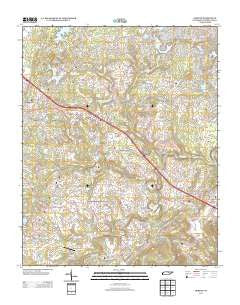 Dorton Tennessee Historical topographic map, 1:24000 scale, 7.5 X 7.5 Minute, Year 2013