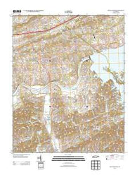 Douglas Dam Tennessee Historical topographic map, 1:24000 scale, 7.5 X 7.5 Minute, Year 2013