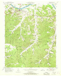 Dover Tennessee Historical topographic map, 1:24000 scale, 7.5 X 7.5 Minute, Year 1950