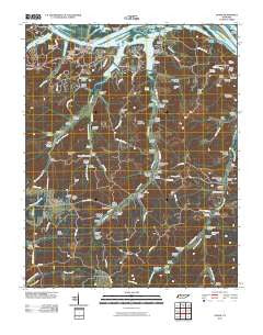 Dover Tennessee Historical topographic map, 1:24000 scale, 7.5 X 7.5 Minute, Year 2010
