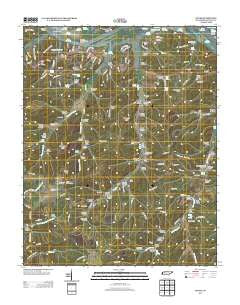 Dover Tennessee Historical topographic map, 1:24000 scale, 7.5 X 7.5 Minute, Year 2013