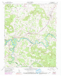 Doyle Tennessee Historical topographic map, 1:24000 scale, 7.5 X 7.5 Minute, Year 1960