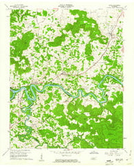 Doyle Tennessee Historical topographic map, 1:24000 scale, 7.5 X 7.5 Minute, Year 1960