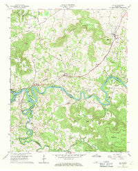 Doyle Tennessee Historical topographic map, 1:24000 scale, 7.5 X 7.5 Minute, Year 1960
