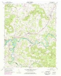 Doyle Tennessee Historical topographic map, 1:24000 scale, 7.5 X 7.5 Minute, Year 1960
