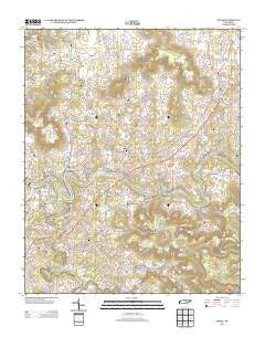 Doyle Tennessee Historical topographic map, 1:24000 scale, 7.5 X 7.5 Minute, Year 2013