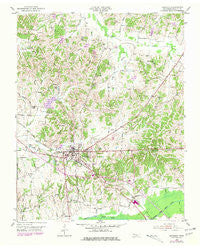 Dresden Tennessee Historical topographic map, 1:24000 scale, 7.5 X 7.5 Minute, Year 1952