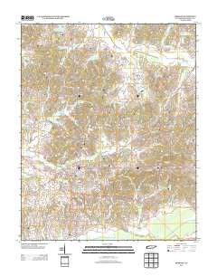 Dresden Tennessee Historical topographic map, 1:24000 scale, 7.5 X 7.5 Minute, Year 2013