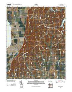 Drummonds Tennessee Historical topographic map, 1:24000 scale, 7.5 X 7.5 Minute, Year 2010
