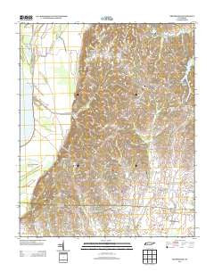 Drummonds Tennessee Historical topographic map, 1:24000 scale, 7.5 X 7.5 Minute, Year 2013