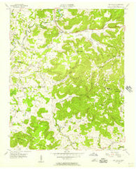 Dry Valley Tennessee Historical topographic map, 1:24000 scale, 7.5 X 7.5 Minute, Year 1956