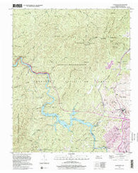 Ducktown Tennessee Historical topographic map, 1:24000 scale, 7.5 X 7.5 Minute, Year 1999