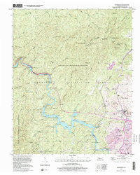 Ducktown Tennessee Historical topographic map, 1:24000 scale, 7.5 X 7.5 Minute, Year 1999