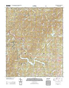 Ducktown Tennessee Historical topographic map, 1:24000 scale, 7.5 X 7.5 Minute, Year 2013