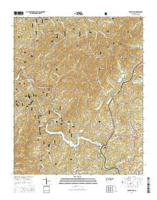 Ducktown Tennessee Current topographic map, 1:24000 scale, 7.5 X 7.5 Minute, Year 2016