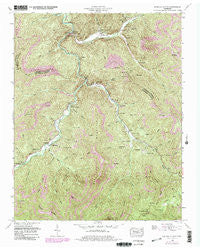Duncan Flats Tennessee Historical topographic map, 1:24000 scale, 7.5 X 7.5 Minute, Year 1952