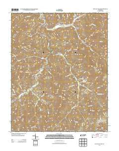 Duncan Flats Tennessee Historical topographic map, 1:24000 scale, 7.5 X 7.5 Minute, Year 2013