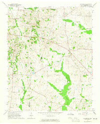 Durhamville Tennessee Historical topographic map, 1:24000 scale, 7.5 X 7.5 Minute, Year 1964