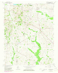 Durhamville Tennessee Historical topographic map, 1:24000 scale, 7.5 X 7.5 Minute, Year 1964