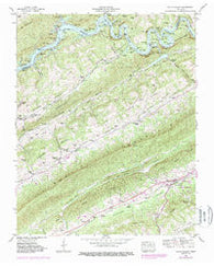 Dutch Valley Tennessee Historical topographic map, 1:24000 scale, 7.5 X 7.5 Minute, Year 1941