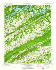 Dutch Valley Tennessee Historical topographic map, 1:24000 scale, 7.5 X 7.5 Minute, Year 1941