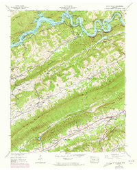 Dutch Valley Tennessee Historical topographic map, 1:24000 scale, 7.5 X 7.5 Minute, Year 1941