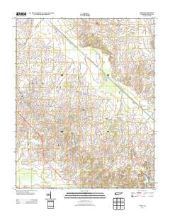 Dyer Tennessee Historical topographic map, 1:24000 scale, 7.5 X 7.5 Minute, Year 2013