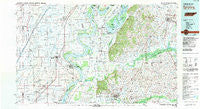 Dyersburg Tennessee Historical topographic map, 1:100000 scale, 30 X 60 Minute, Year 1983