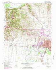 Dyersburg Tennessee Historical topographic map, 1:24000 scale, 7.5 X 7.5 Minute, Year 1952