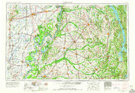 Dyersburg Tennessee Historical topographic map, 1:250000 scale, 1 X 2 Degree, Year 1956