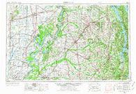 Dyersburg Tennessee Historical topographic map, 1:250000 scale, 1 X 2 Degree, Year 1956