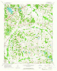 Eads Tennessee Historical topographic map, 1:24000 scale, 7.5 X 7.5 Minute, Year 1965