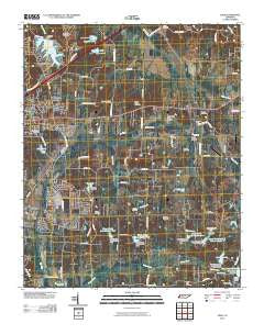 Eads Tennessee Historical topographic map, 1:24000 scale, 7.5 X 7.5 Minute, Year 2010