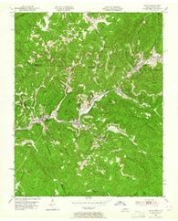 Eagan Tennessee Historical topographic map, 1:24000 scale, 7.5 X 7.5 Minute, Year 1953
