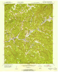 Eagan Tennessee Historical topographic map, 1:24000 scale, 7.5 X 7.5 Minute, Year 1953