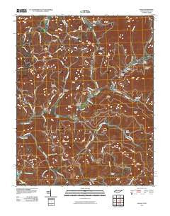 Eagan Tennessee Historical topographic map, 1:24000 scale, 7.5 X 7.5 Minute, Year 2010