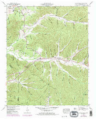 Eagle Creek Tennessee Historical topographic map, 1:24000 scale, 7.5 X 7.5 Minute, Year 1949