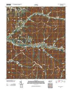 Eagle Creek Tennessee Historical topographic map, 1:24000 scale, 7.5 X 7.5 Minute, Year 2010