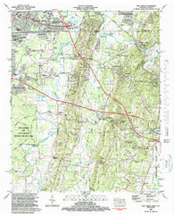 East Ridge Tennessee Historical topographic map, 1:24000 scale, 7.5 X 7.5 Minute, Year 1982