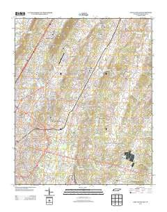 East Cleveland Tennessee Historical topographic map, 1:24000 scale, 7.5 X 7.5 Minute, Year 2013